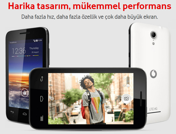 Vodafone Smart 4 Power cep telefonu