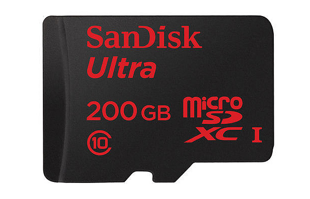 SanDisk 200 GB microSD hafıza kartı