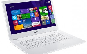 Acer V3 beyaz dizüstü bilgisayar