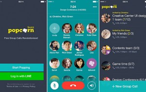 LINE Popcorn Buzz uygulaması ile 200 kişi aynı anda ücretsiz görüşebilecek