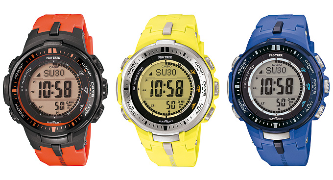 Casio Protrek güneş enerjili saat