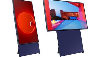 Samsung Sero dik ekranlı televizyon