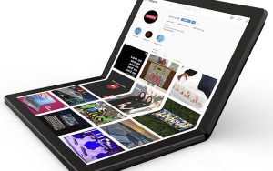 Lenovo katlanabilir ekranlı dizüstü bilgisayar