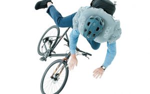 Bisikletçiler için hava yastığı