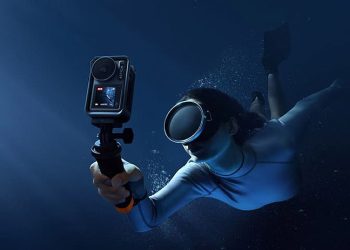 Dikey çekim yapabilen çift ekranlı DJI aksiyon kamera