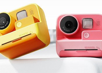 Çocuklar için siyah-beyaz termal baskı alabilen fotoğraf makinesi