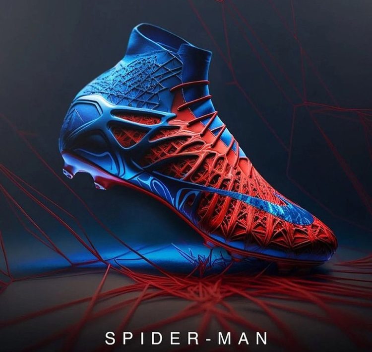 Avengers tutkunları için Marvel X Nike futbol ayakkabıları