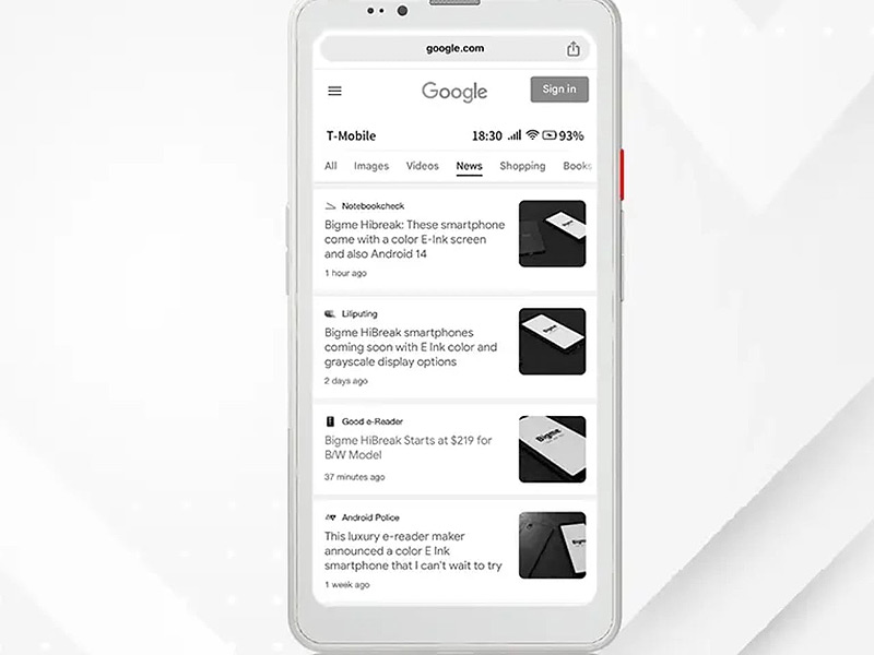 Hibreak Pro e-mürekkep ekranl
