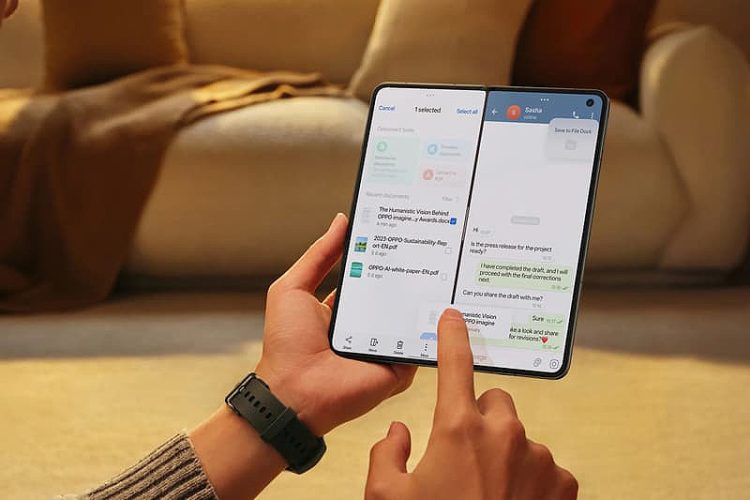 Oppo Find N5 katlanır telefon